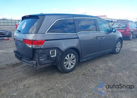 2016 Honda Odyssey Ex-L z USA, uszkodzony, nr VIN 5FNRL5H66GB002934